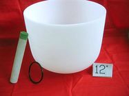 The Original Classic Frosted Crystal Singing Bowls 6'' to 12''
