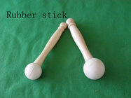 Wooden mallet(striker) with rubber ball