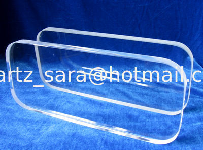 Quartz glass disc for high tempreture resistant from china manufacturer