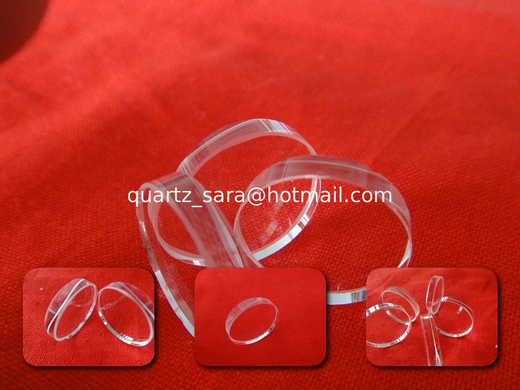 Small clear quartz glass plate JGS2