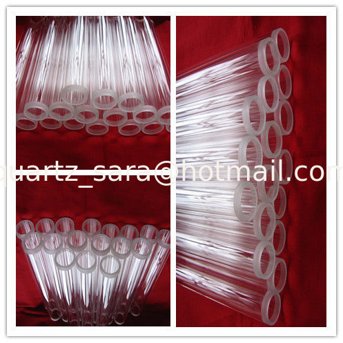 Different sizes of clear quartz glass tube for hearting