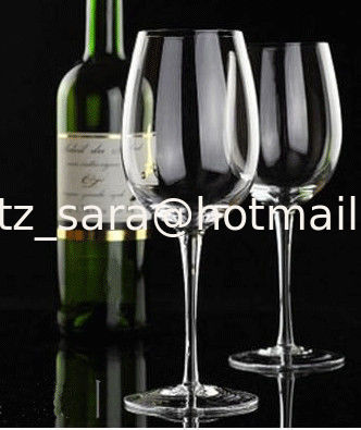 Quartz crystal wine glass