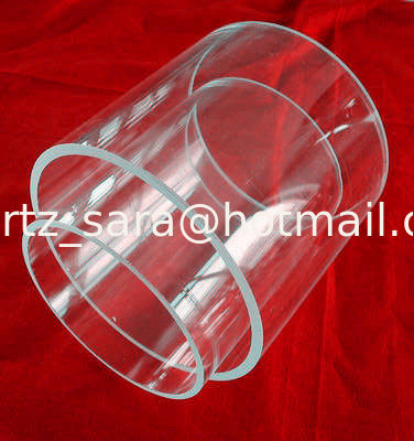 Large diameter quartz tube with purity 99.9% min(OD4mmto420mm)