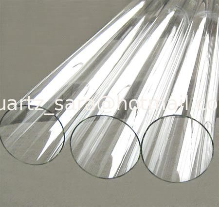 clear quartz glass tube one end closed for sale