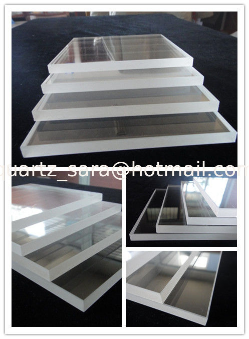 High purity 99.99% quartz glass plates from china manufacturer