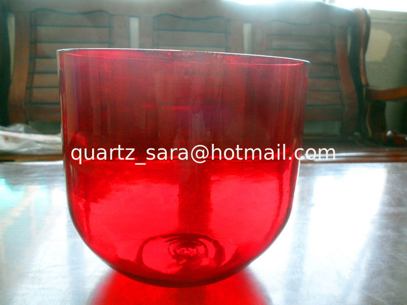 Clear Crystal Color Quartz Singing Bowls for Sound Healing from 6 to 10 inch