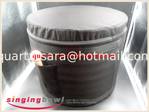 Crystal singing bowl carrying case wholesale black color