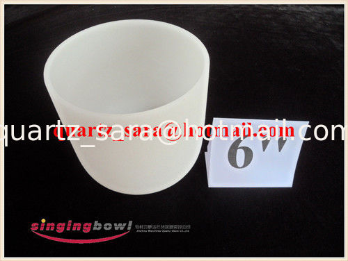 Direct Manufacturer White Chakra Tuned Quartz Singing Bowl all kinds of size and chakra note FSB951