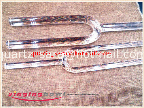 Clear crystal tuning forks made in china