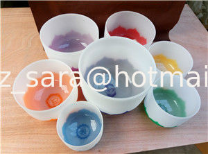 Chakra Lotus  Quartz Crystal Singing Bowls Full Sets Wholesale Price