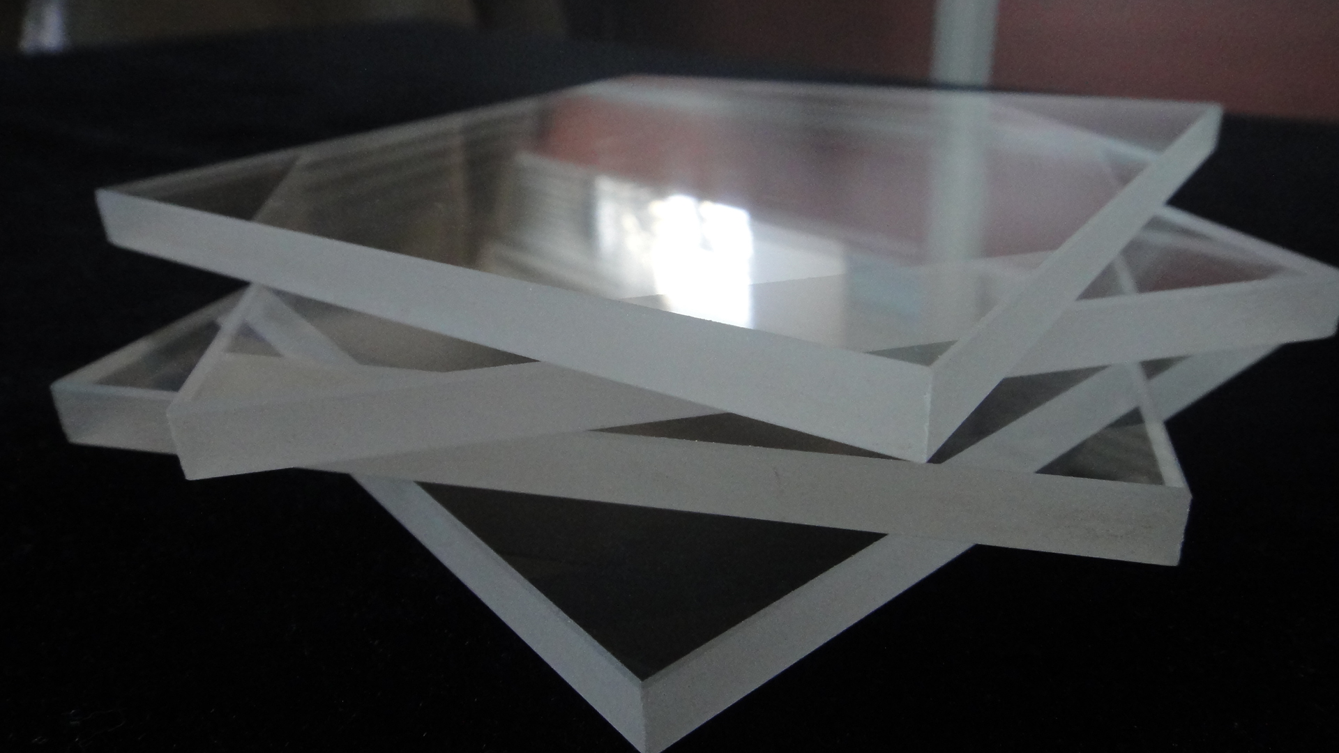 Quartz window made of 99.99 silica sand