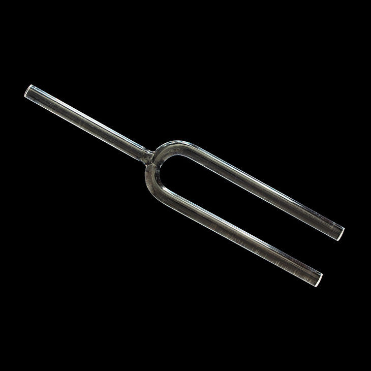 Long lasting pure crystal tuning fork for sound healing