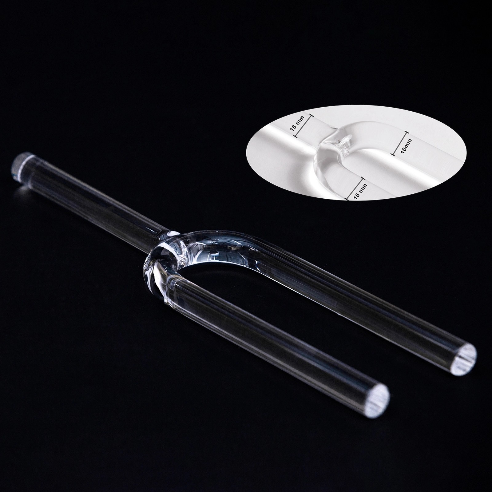 Quartz Crystal Tuning Fork For Sound Healing & Relaxation 16mm