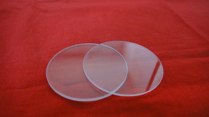 Round small quartz glass plate high tempreture resistant