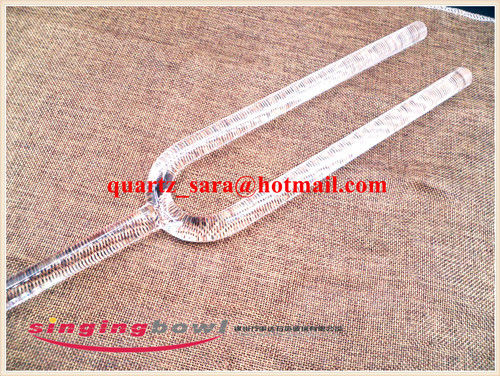 China quartz tuning fork wholesaler made of pure crystal with long lasting sound
