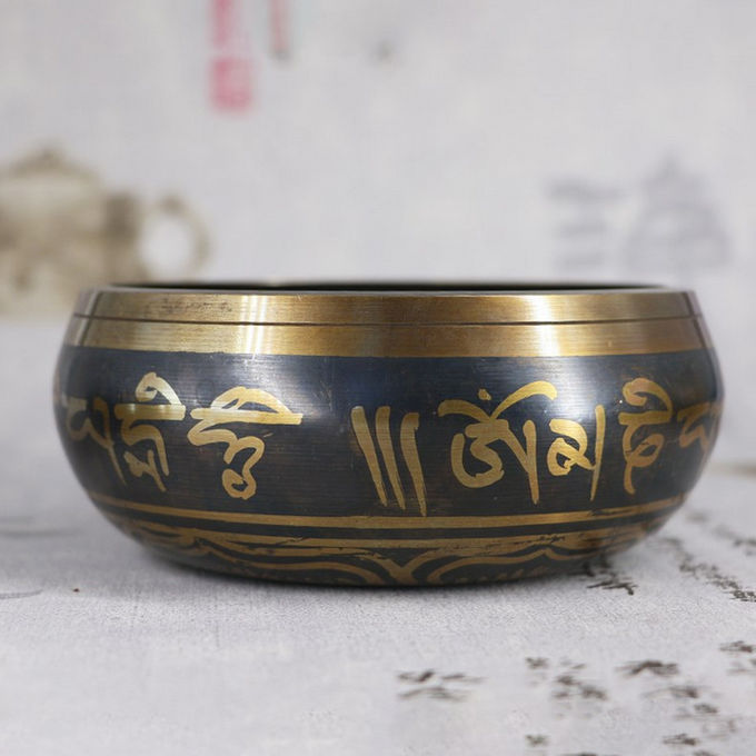 Hand-Hammered weet Song Strong vibration Tibetan Singing Bowl for soud healing and Yoga