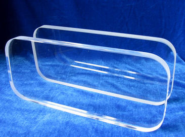 Optical quartz glass plate