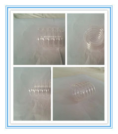 Helical clear quartz glass pipes