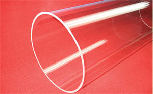 High purity large diameter quartz glass tube