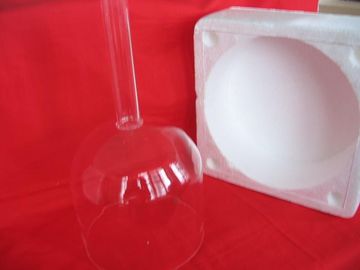 Handle clear crystal bowl