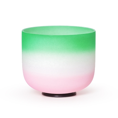 Light Gradiant Rainbow Quartz Crystal Singing Bowl 8-14 for sound healing