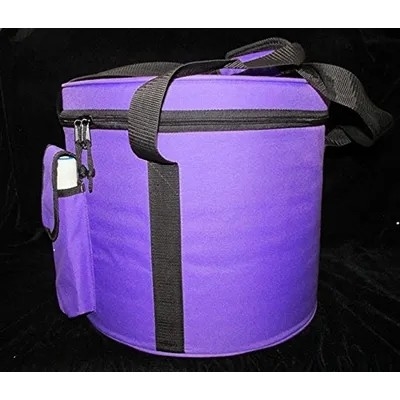 High Quality Fuctional Fabrics  Purple Carry Case for Singing Bowl Set Protection