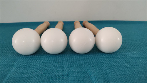 Rubber top mallet for singing bowl or tuning fork