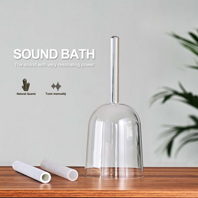 Clear D# sacral singing bowls 6 inch