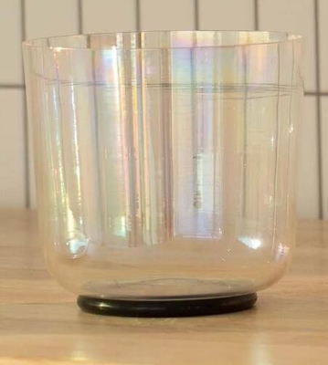 Alchemy Clear Fused  singing bowls with carrying case and mallets