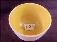 Chakra color SIO2 purity 99.9% 8-14 inch crystal singing bowl for healing, balancing & meditation