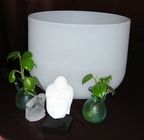 Direct Manufacturer White Chakra Tuned Quartz Singing Bowl with Pallet and chakra note FSB951
