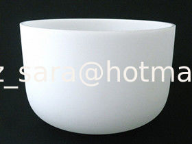 Frosted crystal bowls Seven inch