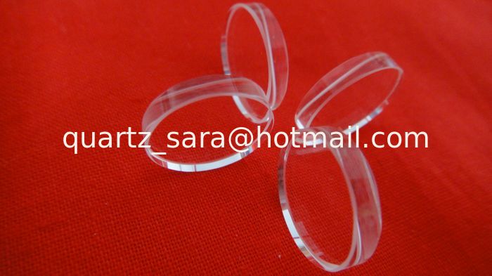 Round small quartz glass plate high tempreture resistant
