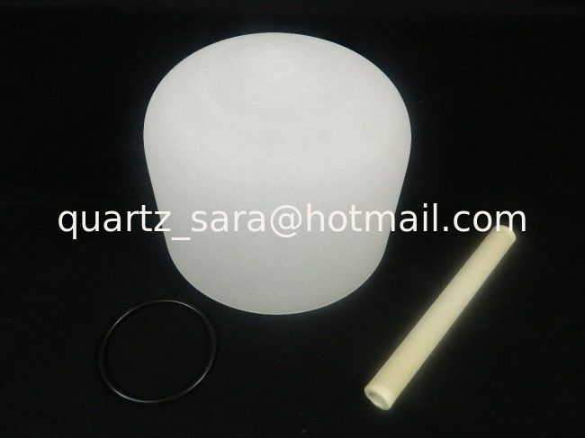 Large diameter Fused opaque quartz  crucible
