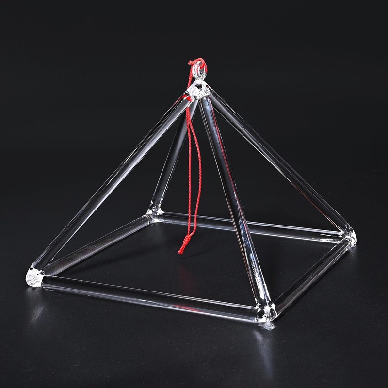 VAMN MAVN 3-Inch Clear Quartz Crystal Singing Pyramid With Mallet – Sound Healing