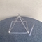 Quartz crystal singing pyramid for harmonic healing and balance with divine sound