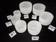 Frosted Quartz Crystal Singing Bowls with seven chakra notes free accessories from 8-24inch