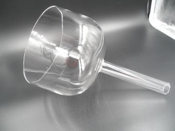 Handle Clear Crystal Singing quartz bowl from 6-8'' long lasting sound