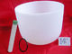 440 hz FROSTED G NOTE CRYSTAL SINGING BOWL 10&quot; #