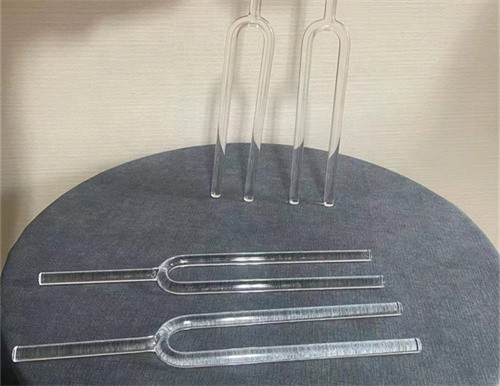 Clear quartz  tuning forks with 7 music notes wholesale price