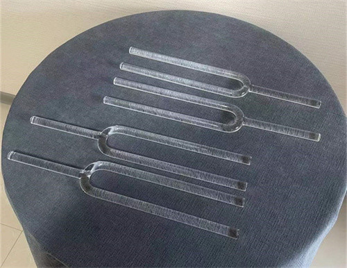 Clear quartz  tuning forks with 7 music notes wholesale price