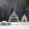 Crystal singing pyramid with two-way zipper and easy to take made in china MOQ 1