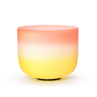 Light Gradiant Rainbow Quartz Crystal Singing Bowl 8-14 for sound healing