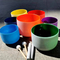 7 Color 7 Tone Set Quartz Singing Bowls for Top Qualtiy made in china