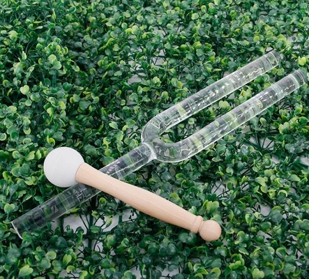 Clear tuning forks made of high purity quartz crystal