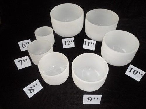Crystal healing singing bowls
