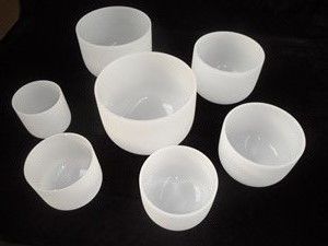 Crystal healing singing bowls