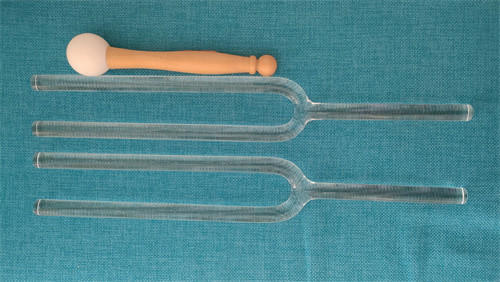16mm seven chakra notes crystal tuning fork for healing and sound therapy