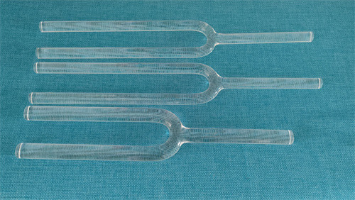 Crystal tuning fork manufacture
