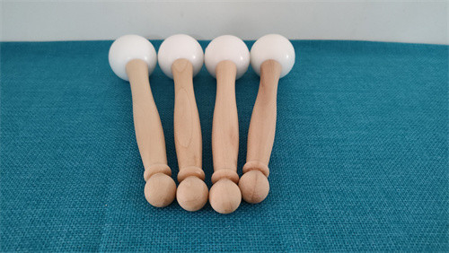Rubber top mallet for singing bowl or tuning fork
